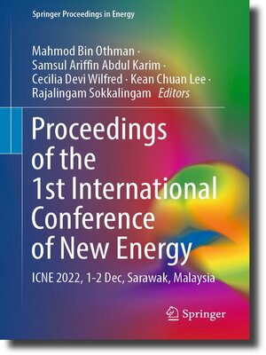 cover image of Proceedings of the 1st International Conference of New Energy